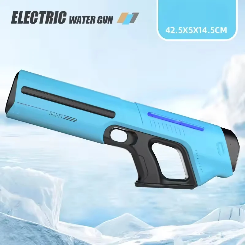 AquaBlast – Elektryczny Pistolet Wodny USB z Automatycznym Zasysaniem